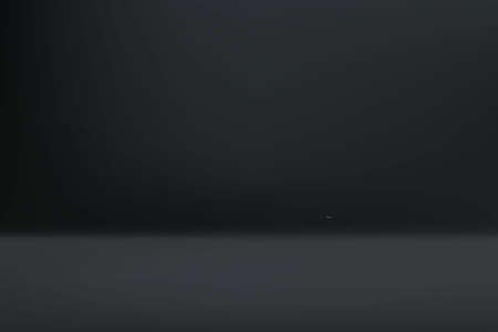 Empty dark color studio room with shadow background