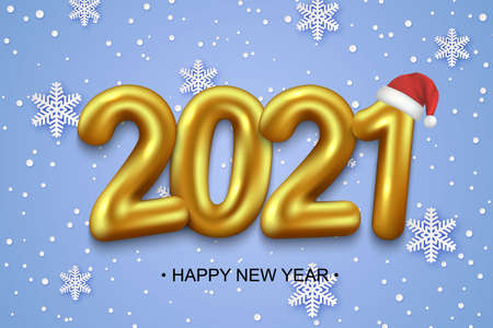 2021 New Year background. Festive premium design template for greeting card