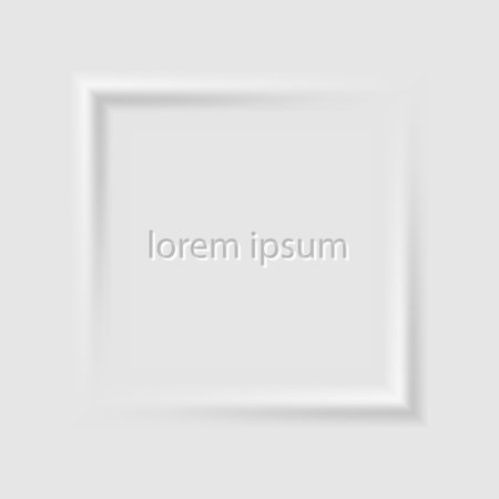 3d technology background in neomorphism style. Creative shape ui designのイラスト素材