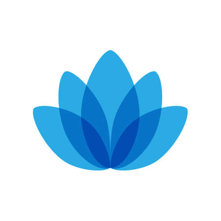 Lotus line style iconのイラスト素材