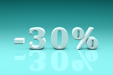 Holiday discounts for the goods and services. The 3d image 3000x4500px.の写真素材