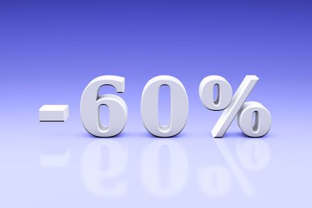 Holiday discounts for the goods and services. Set of discount 3d-images 3000x4500px.の写真素材
