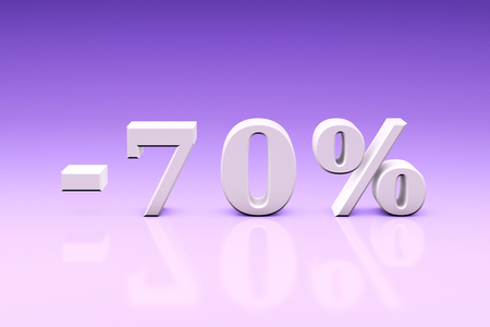 Holiday discounts for the goods and services. Set of discount 3d-images 3000x4500px.の写真素材