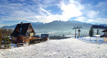 Panorama of the Tatra Mountainsの写真素材