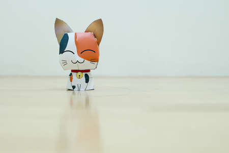 Paper catの写真素材