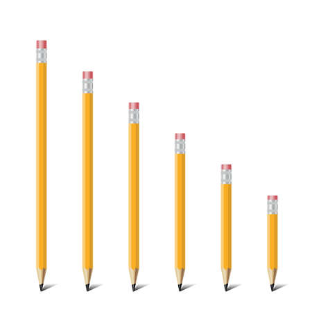 Ladder of pencilのイラスト素材