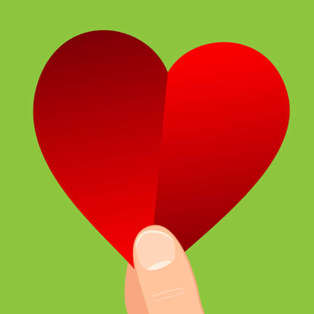 Heart in handのイラスト素材