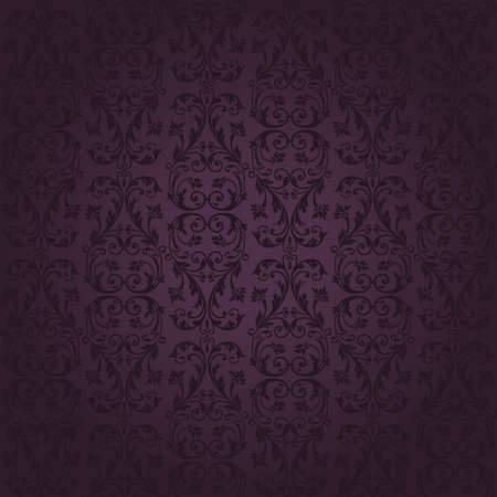 Vector seamless rich background in Renaissance style. Floral patternsのイラスト素材