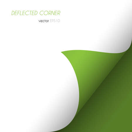 Page curled corner.のイラスト素材