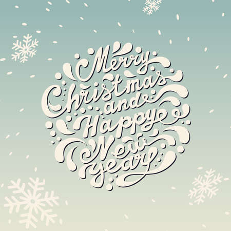 Merry Christmas Cardのイラスト素材