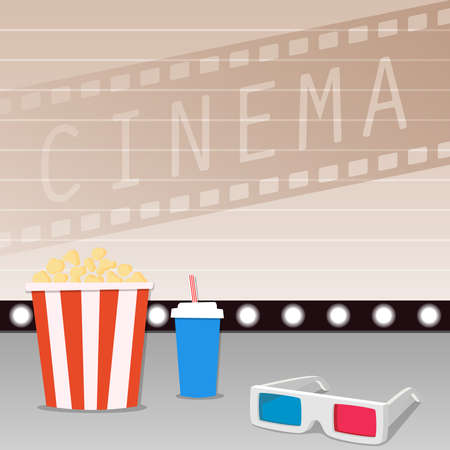 Movie timeのイラスト素材