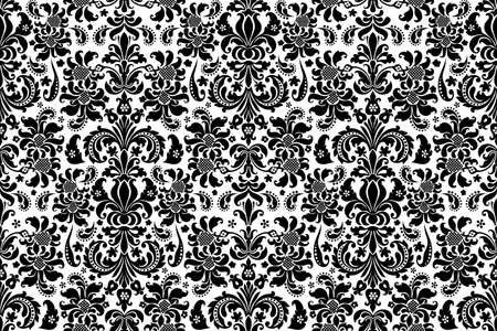 Seamless background Damask. Ornate vintage backgroundのイラスト素材