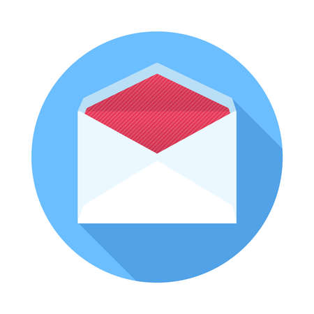 Envelope. Flat Design vector iconのイラスト素材