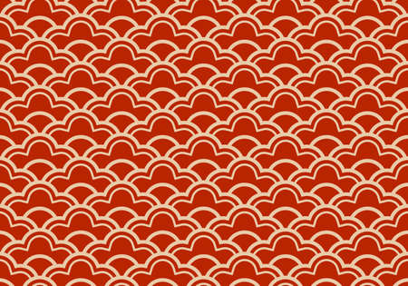 Seamless ethnic geometric pattern Vector ornament.のイラスト素材