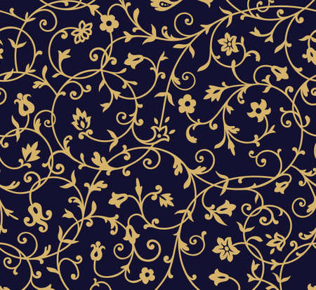 Vintage floral pattern. Rich ornament, old style pattern for wallpapers, textile, Scrap booking etc.のイラスト素材