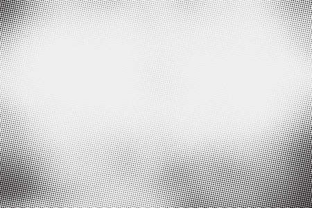 Black and White Dots, Halftone effect. Pattern for comic, Grunge, Pop-art backgrounds - Vectorのイラスト素材