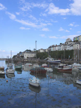 Yachts in Harbourの写真素材