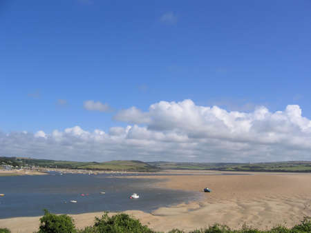 Beach in Devon Englandの写真素材