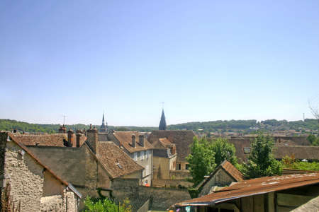 Ancient Town in Champagne Franceの写真素材