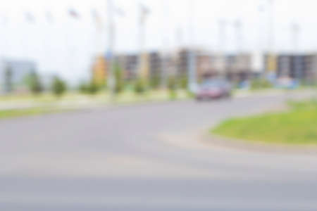 blurred picture of the urban landscapeの写真素材