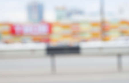 blurred picture of the urban landscapeの写真素材