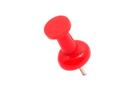 pushpin close up on an isolated backgroundの写真素材