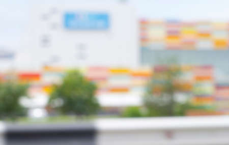 blurred picture of the urban landscapeの写真素材