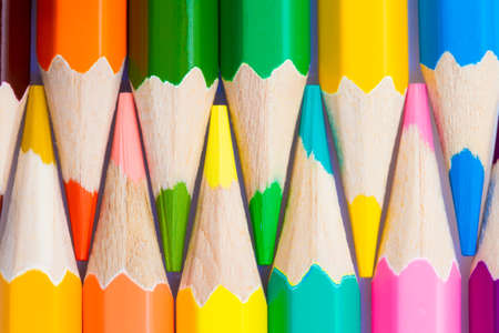 Colour pencils close upの写真素材