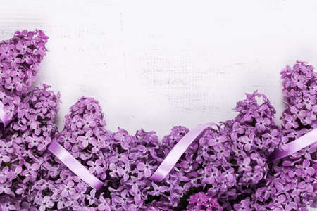 Lilac frameの写真素材