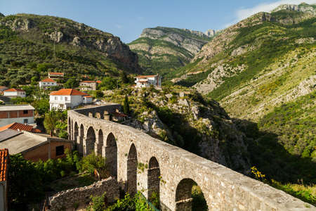 Old Bar city in Montenegroの写真素材