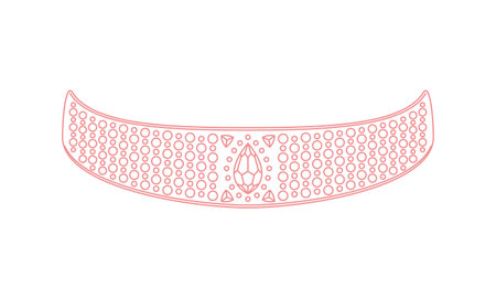 Tiara Line Drawing Illustration 10の写真素材