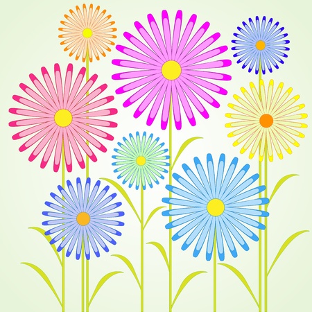 Springtime flowersのイラスト素材