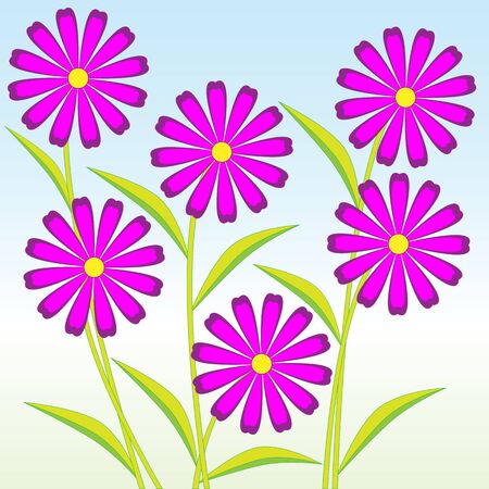 Springtime flowersのイラスト素材