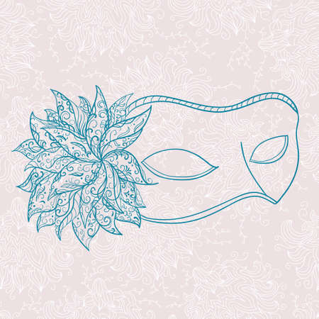 ornate maskのイラスト素材