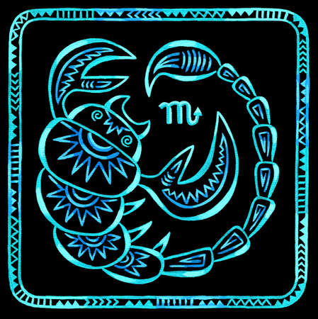 Scorpio zodiac signの写真素材