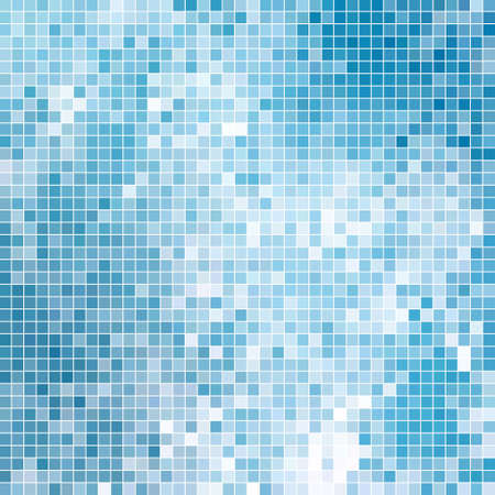 abstract square pixel mosaic backgroundのイラスト素材