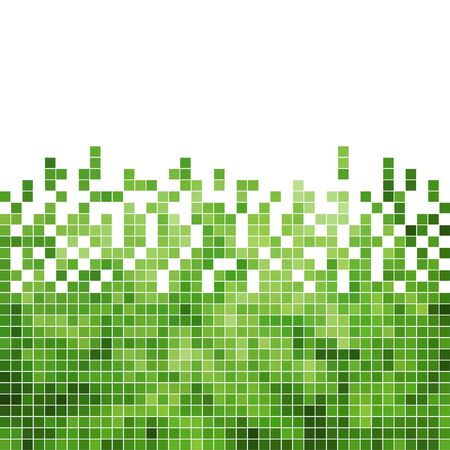 abstract square pixel mosaic backgroundのイラスト素材
