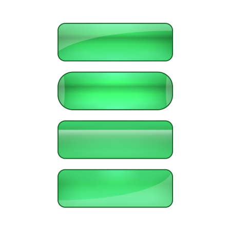 web buttons setのイラスト素材