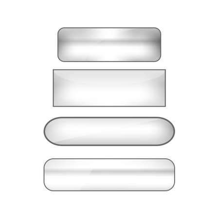 web buttons setのイラスト素材