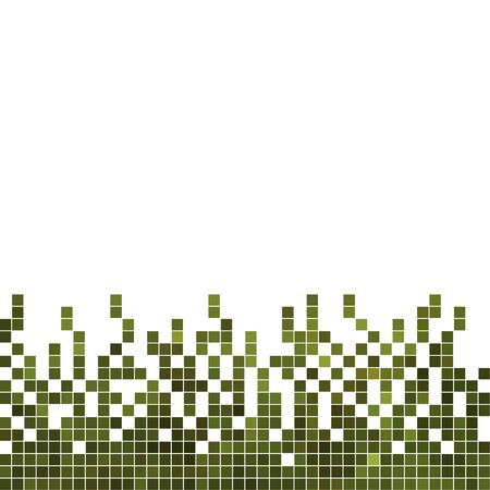 abstract square pixel mosaic backgroundのイラスト素材