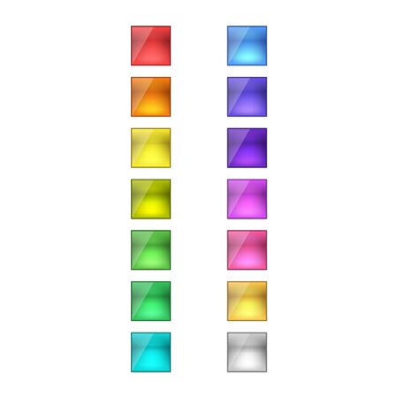 vector web buttons setのイラスト素材