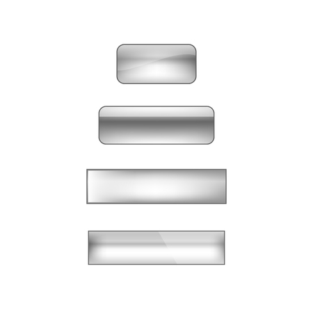 vector web buttons setのイラスト素材