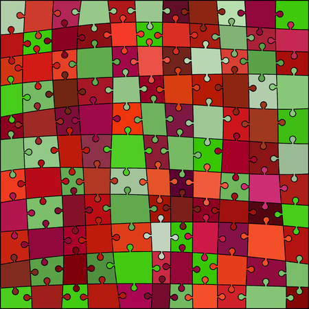 abstract colored puzzle backgroundのイラスト素材