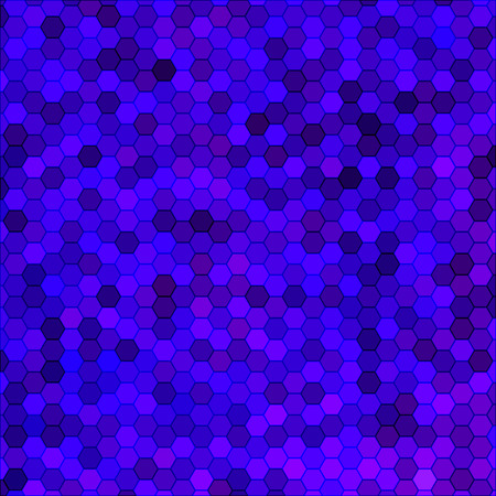 abstract vector geometric hexagon background - purple and violetのイラスト素材
