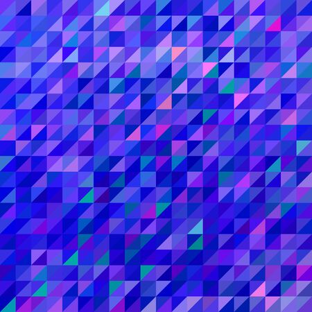 abstract vector geometric triangle background - bright blue