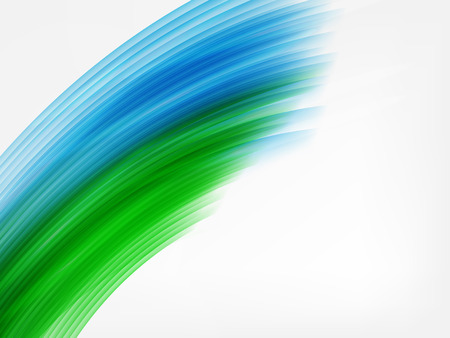 abstract vector stripes glowing background - green and blueのイラスト素材