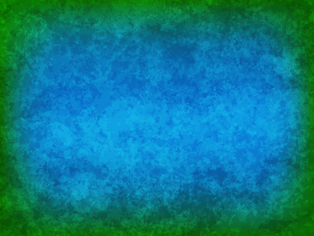 abstract vector grunge background - green and blueのイラスト素材