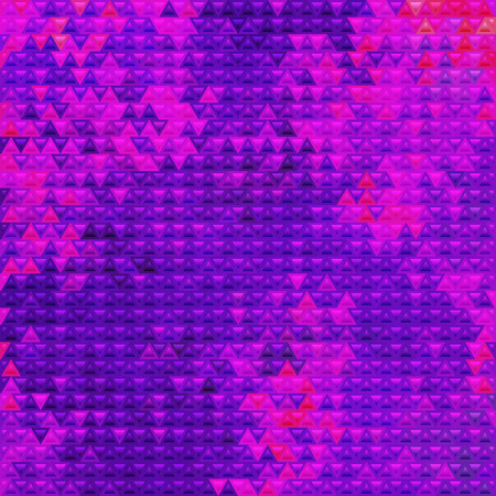 abstract vector stained-glass triangle mosaic background - purple and violet