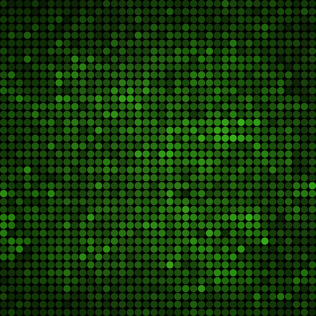 abstract vector colored round dots background - greenのイラスト素材