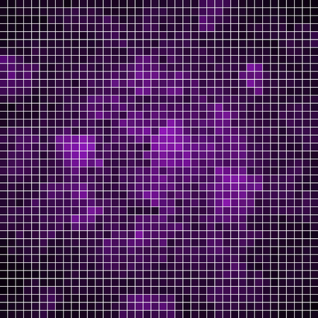abstract vector square pixel mosaic background - purple and violetのイラスト素材